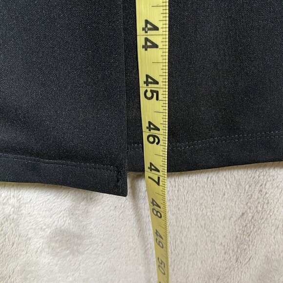 Donna Karan Dress M Draped Ruched Gathered Wrap Jersey Stretch Evening Career - Picture 13 of 13